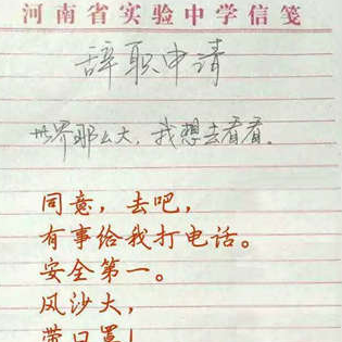最具情怀的辞职信：世界那么大 我想去看看女教师 顾老师照片